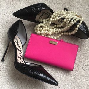 NWT Kate Spade Peony Pink Stacey Wallet